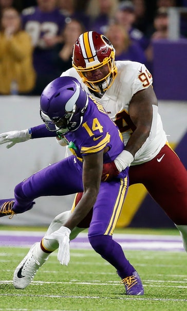 Cook, Vikings wear down Redskins 19-9 for 4th straight win